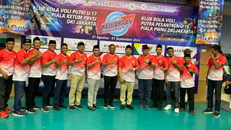 Sambut Hari Santri 2024, RMINU Jakarta Gelar Kejuaraan Voli Santri U-18