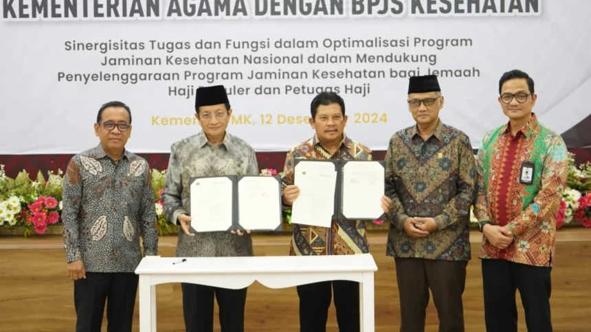 Kemenag dengan BPJS Kesehatan Sepakat Tingkatkan Layanan Kesehatan Jamaah dan Petugas Haji