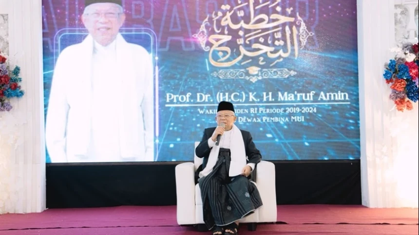 KH Ma’ruf Amin: Pesantren Siapkan Generasi Paham Agama dan Pembangun Bangsa