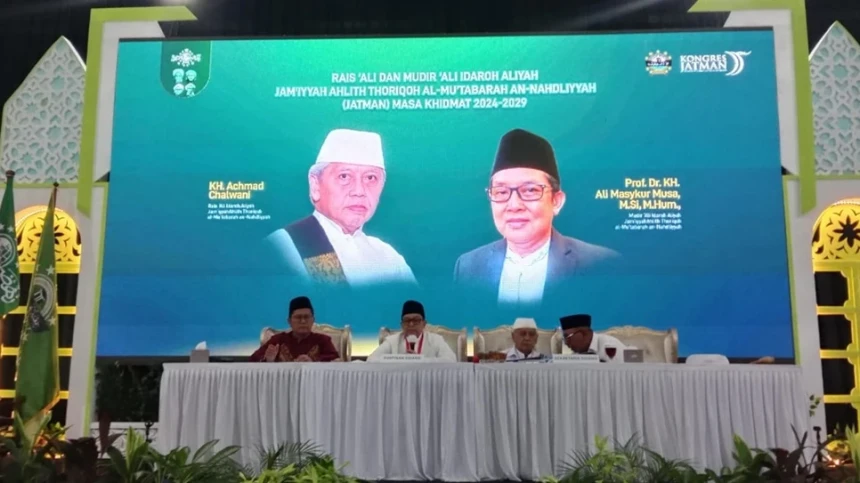 KH Achmad Chalwani dan KH Ali Masykur Musa Pimpin JATMAN 2024-2029