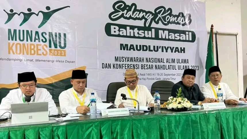 Pembahasan 5 Isu Komisi Maudhu'iyah Munas NU 2025 Sudah Disetujui Jajaran Syuriyah