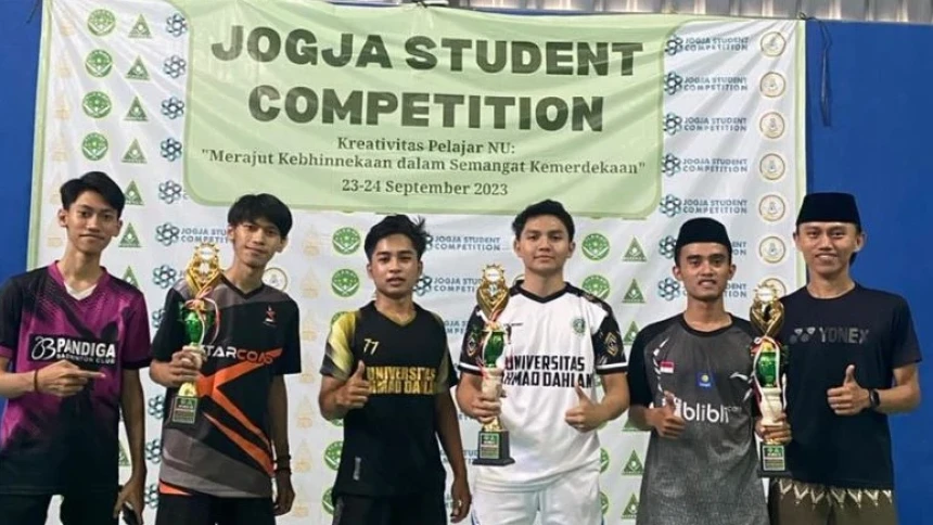 Pelajar NU Kota Yogyakarta Gelar Kompetisi Badminton dan Futsal, Berikut Juaranya