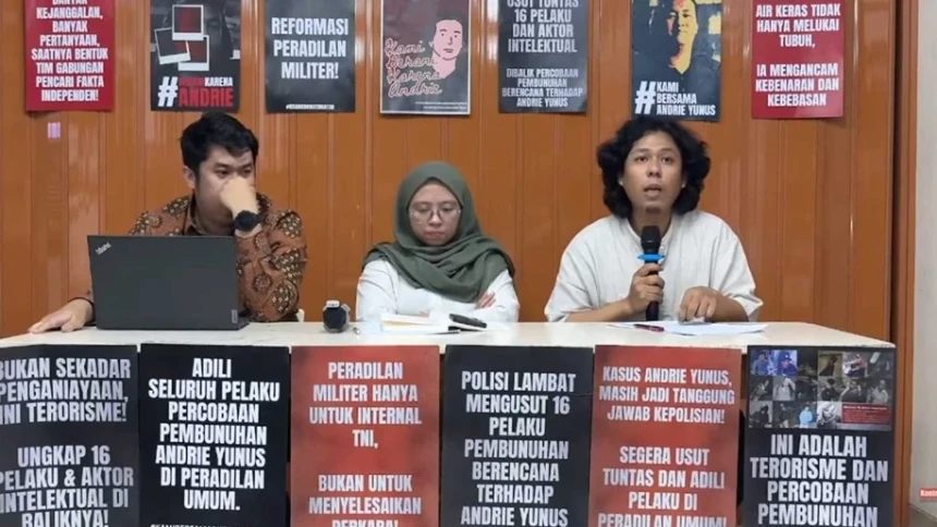Keadilan Hukum untuk Andrie Yunus Mandek, KontraS: 12 Orang Belum Diproses