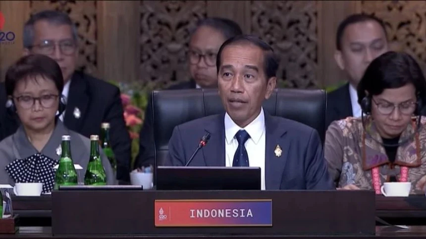 Di KTT G20, Presiden Jokowi Serukan Hentikan Perang