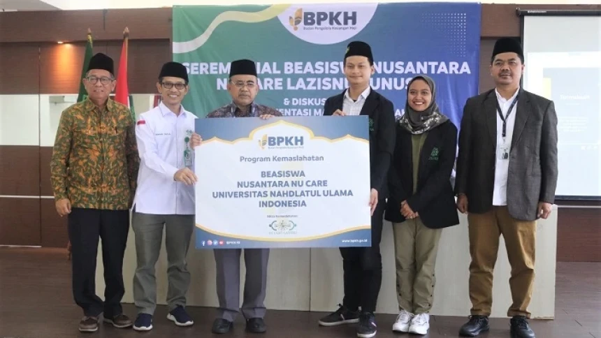LAZISNU dan BPKH Salurkan Beasiswa untuk Mahasiswa Unusia Jakarta