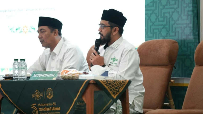 Wakil Ketua NU Aceh: Bahtsul Masail Qanuniyah Momentum Sempurnakan Qanun Jinayah