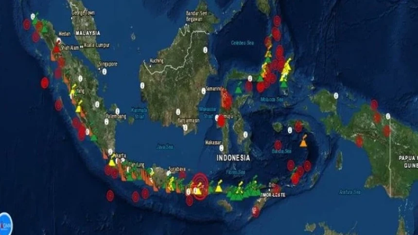 Cek Gunung Api dan Kebencanaan, Download Aplikasi MAGMA Indonesia