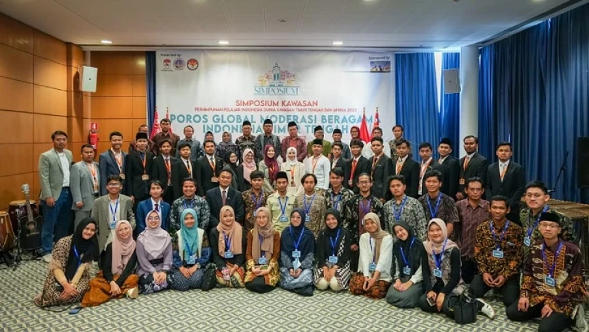 Mahasiswa Indonesia Luncurkan Buku Poros Global Moderasi Beragama Indonesia-Timur Tengah