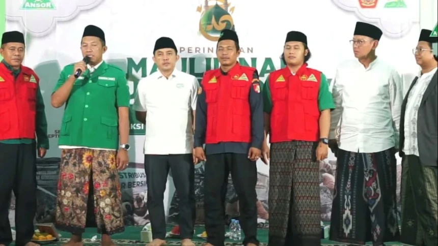 GP Ansor Lepas Satgas Aksi Kemanusiaan Nasional 2026 pada Peringatan Maulid Nabi