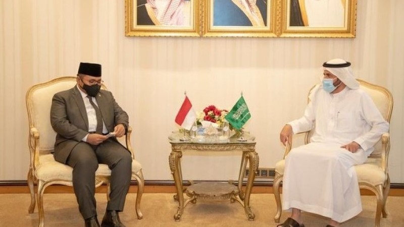 Bertemu Dua Menteri Saudi, Menag RI Bahas Islamic Center dan Umrah