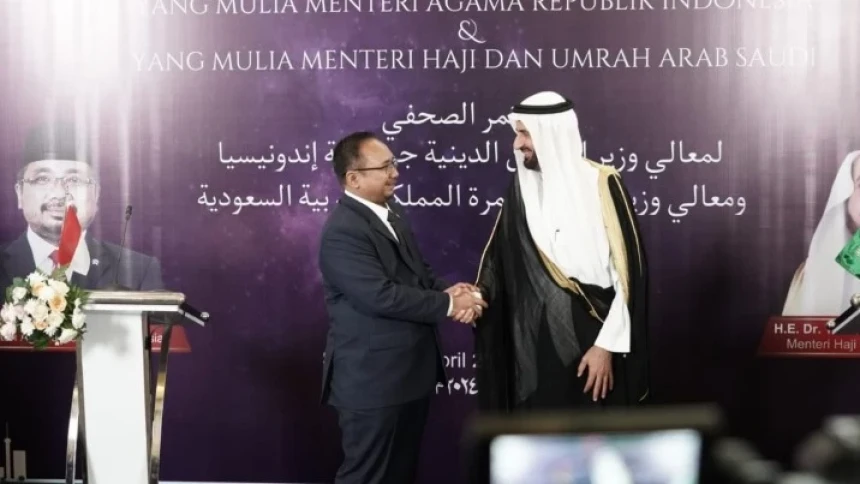 Menag RI dan Menteri Haji Saudi Fasilitasi Kemudahan Layanan bagi Jamaah Indonesia