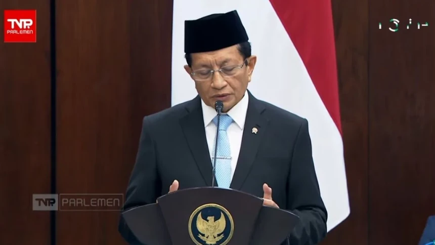 Doa Menag dalam Sidang Tahunan MPR DPR; Pemimpin Mampu Menerima Kritik yang Benar