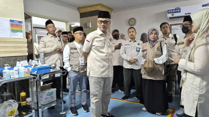 Tinjau KKHI Madinah, Menhaj Siapkan Transformasi Layanan Kesehatan Haji Lebih Efektif