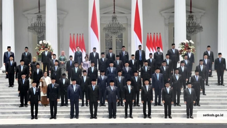 Kabinet Gemuk Prabowo-Gibran: 48 Menteri, 56 Wamen, 5 Pejabat Setingkat Menteri, dan Pejabat Khusus