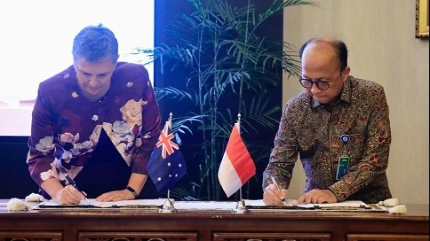 Indonesia-Australia Teken MoU Pilot Pertukaran Pengembangan Keterampilan