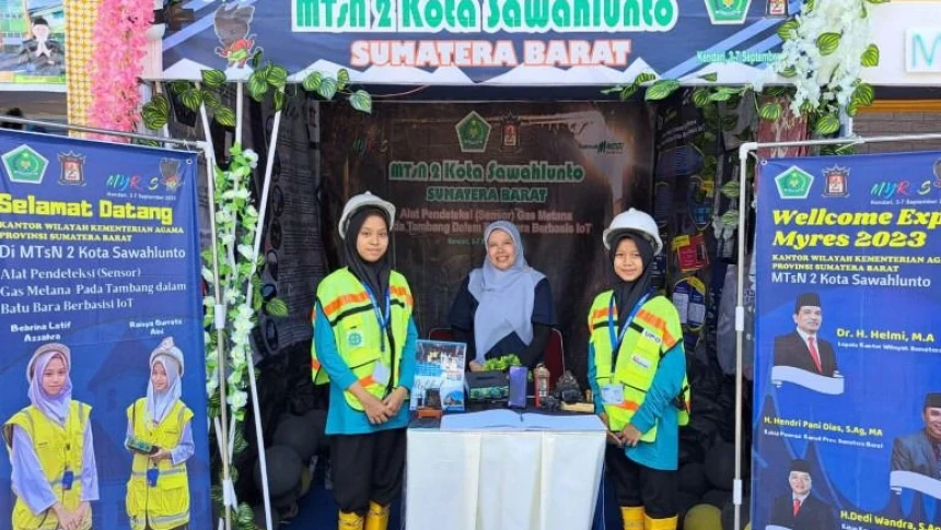Siswa Madrasah di Sawahlunto Ciptakan Detektor Kebocoran Gas