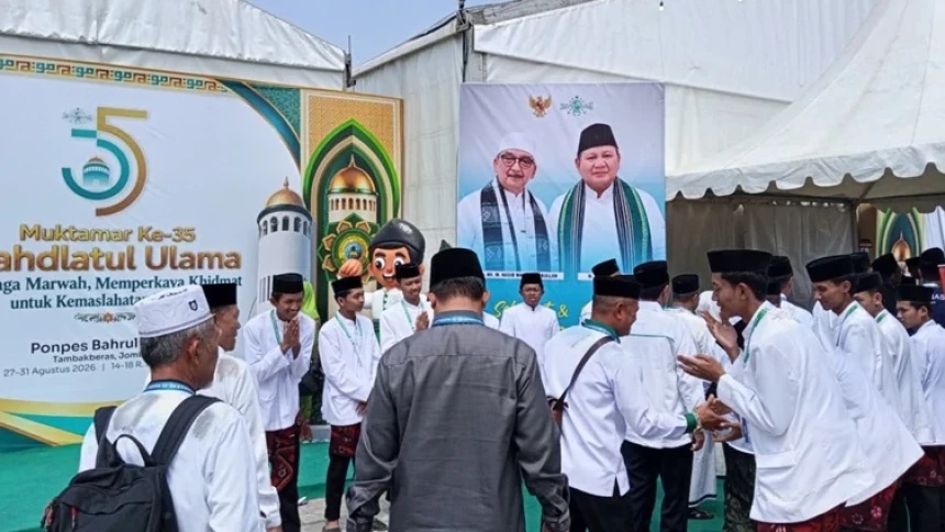 Ribuan Nahdliyin Padati Tambakberas Ikuti Pembukaan Muktamar Ke-35 NU