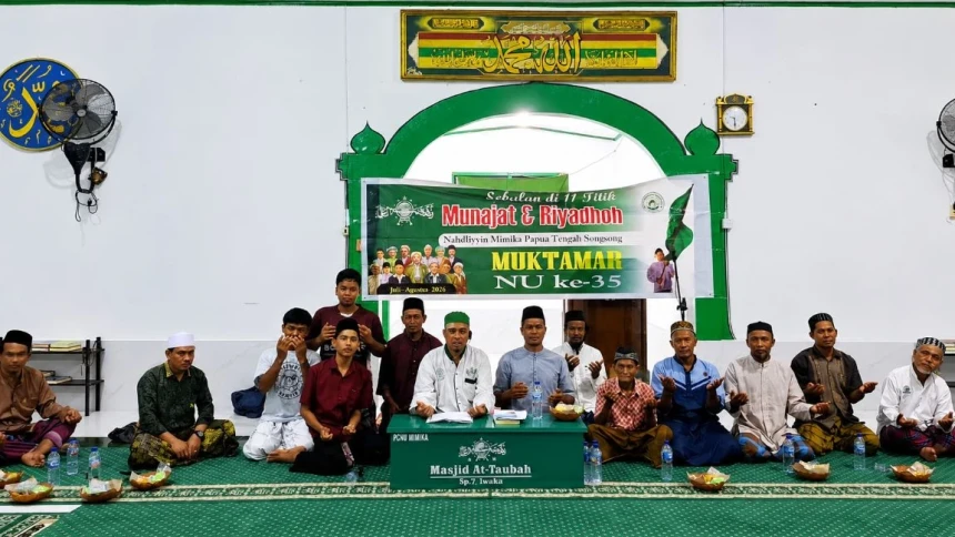 Nahdliyin Mimika Papua Tengah Istighotsah Sebulan Penuh Sambut Muktamar Ke-35 NU
