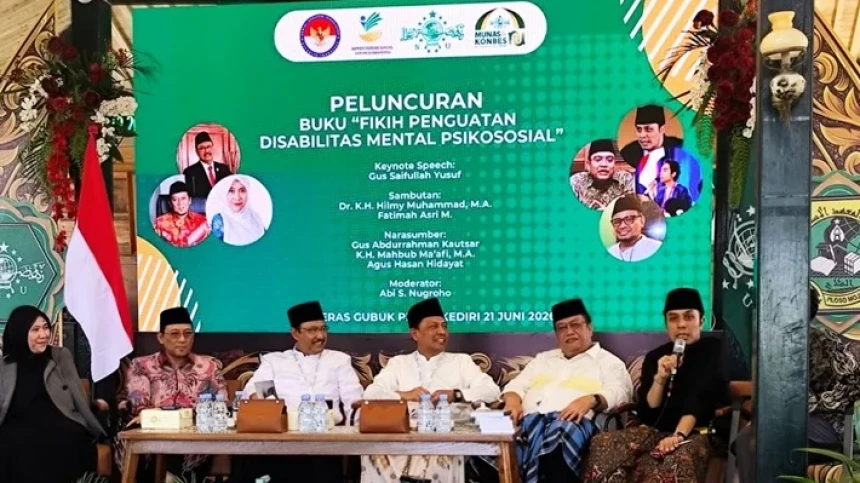 Peluncuran Buku Fiqih Disabilitas Mental Psikososial Semarakkan Munas dan Konbes NU 2026 di Ploso