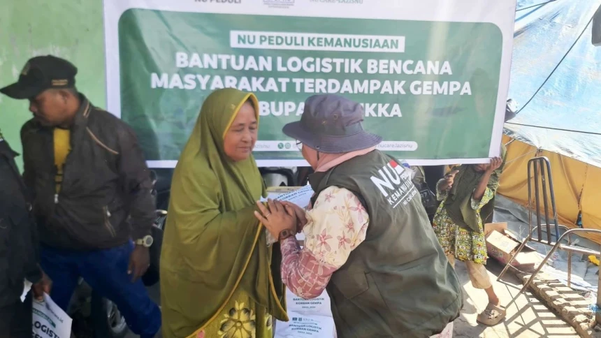 NU Peduli Salurkan Logistik untuk Pengungsi Gempa NTT di 7 Kabupaten