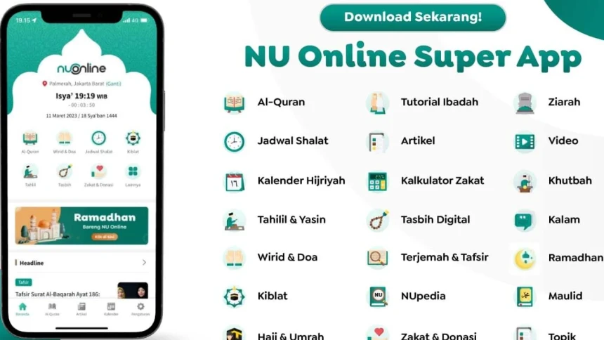 NU Online Super App Rilis Menu Zakat Fitrah per 1 Ramadhan 1444 H, Bayar Zakat Makin Mudah