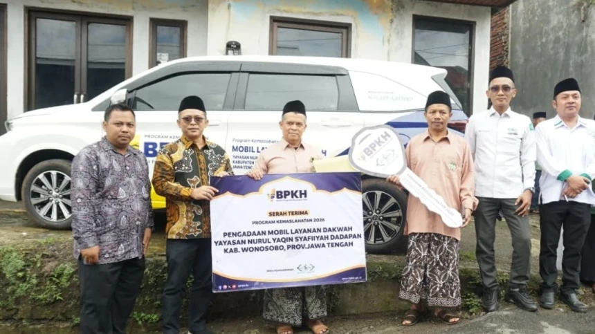 Yayasan Nurul Yaqin Syafiiyah Wonosobo Terima Kendaraan Dakwah Program Kemaslahatan NU Care-LAZISNU dan BPKH