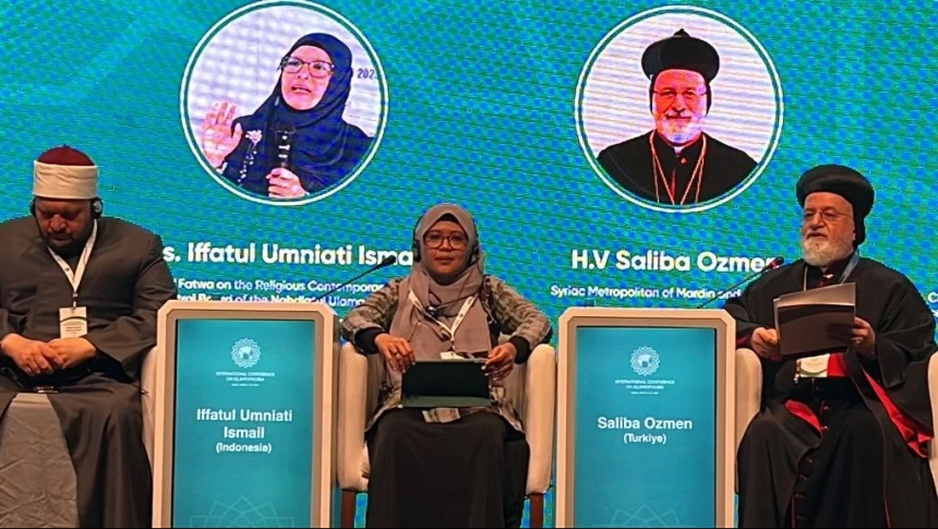 Delegasi PBNU Nyai Iffah Ismail Sebut Fiqih Peradaban Sebagai Solusi Islamofobia pada Konferensi Azerbaijan