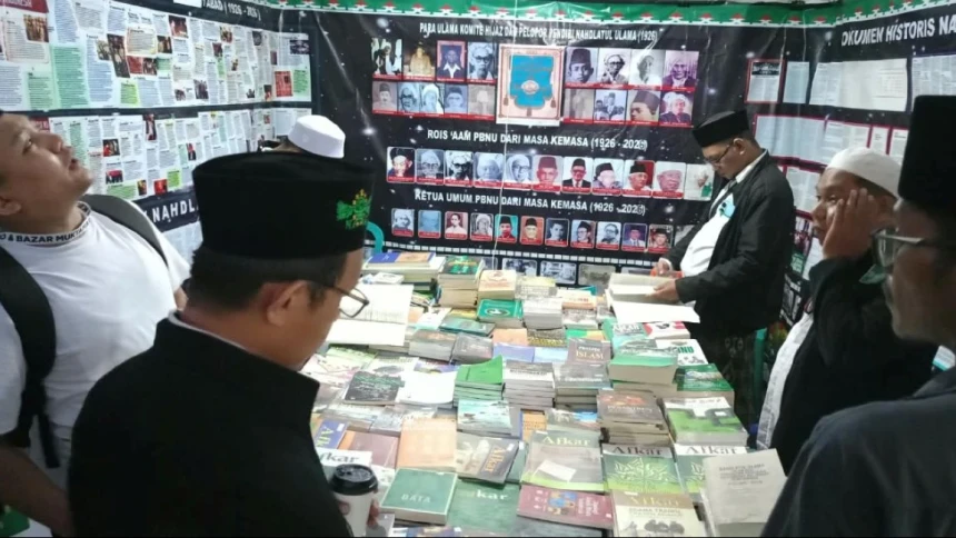 Pameran Perpustakaan PBNU Hadirkan Sejarah  1 Abad NU di Ekspo Muktamar Ke-35