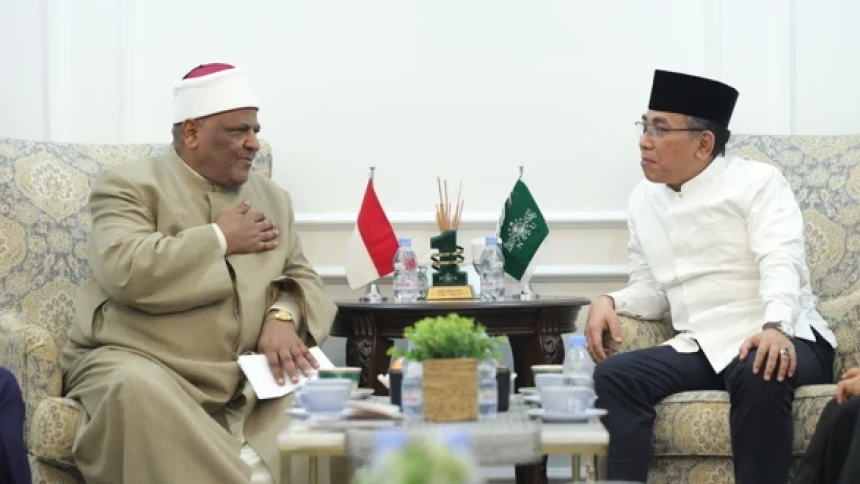 Ketum Alumni Al-Azhar Kunjungi PBNU Bahas Penguatan Budaya Damai Masyarakat Dunia