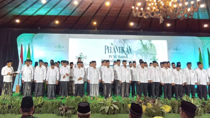 Hadiri Pelantikan PCNU Bantul, Ini Pesan Katib Aam dan Waketum PBNU