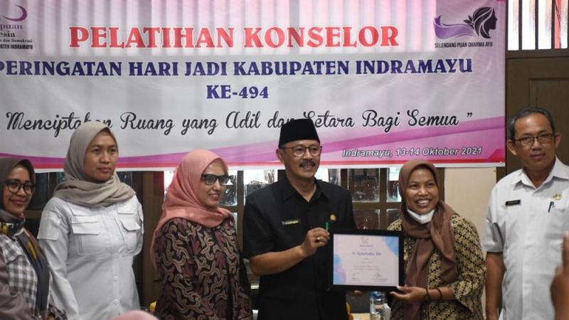 Kekerasan terhadap Perempuan Tinggi, UP3 Unusia Jakarta dan KPI Indramayu Berikan Pelatihan Konselor