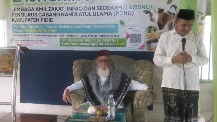 PCNU Pidie Aceh Luncurkan LAZISNU, Perkuat Gerakan Sosial Umat