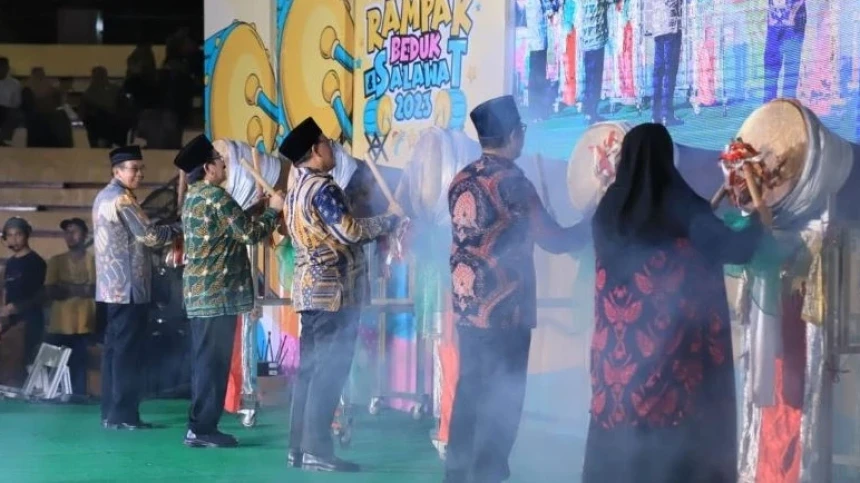 Festival Rampak Bedug dan Shalawat 2023 di Banten Resmi Dibuka