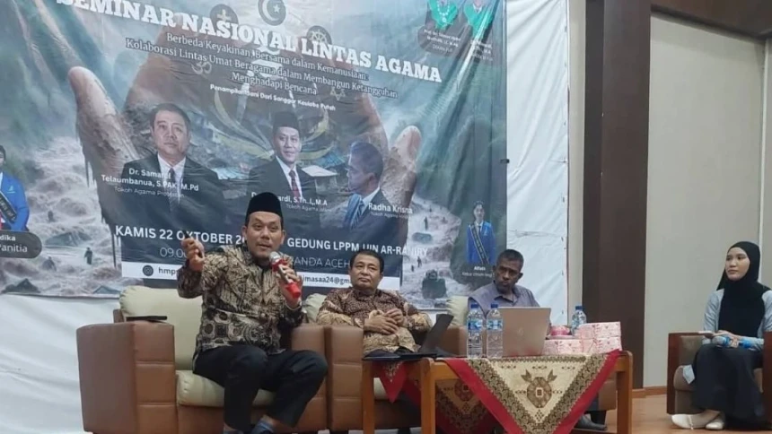 Seminar Lintas Agama di UIN Ar-Raniry Aceh Bahas Solidaritas Kemanusiaan Hadapi Bencana Alam