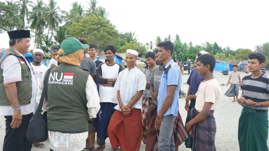 Pengungsi Rohingya di Pidie Aceh Ungkap Terima Kasih atas Bantuan NU Care-LAZISNU