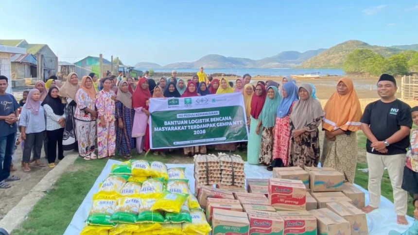 Penyintas Gempa NTT Masih Tinggal di Tenda Pengungsian, NU Peduli Salurkan Bantuan ke 6 Kabupaten