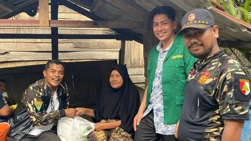 Peringati Harlah Ke-89, PW Ansor Aceh Salurkan 500 Paket Sembako