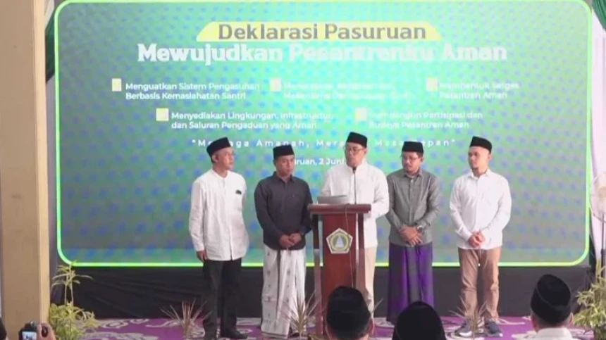 PBNU Deklarasikan Pesantrenku Aman, Dorong Pesantren Ramah Anak dan Bebas Kekerasan