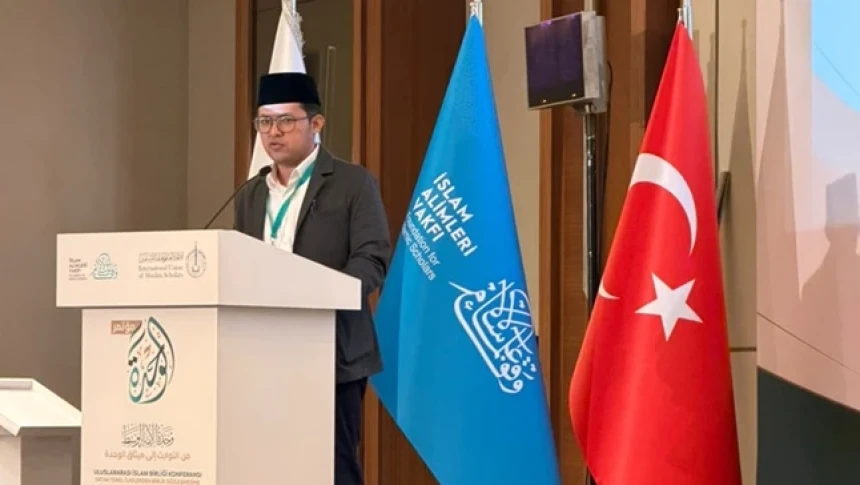 Di Istanbul, Katib Syuriyah PWNU Gorontalo Serukan Kepedulian terhadap Krisis Lingkungan dan Kemanusiaan