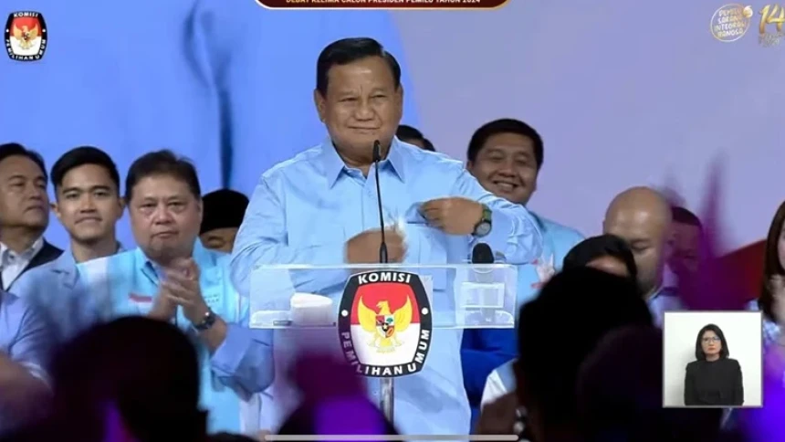 Debat Capres Kelima, Prabowo Canangkan Strategi Transformasi Bangsa