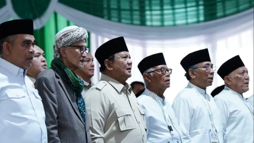 Di Penutupan Munas-Konbes NU, Prabowo Sampaikan Kebocoran Kekayaan Negara
