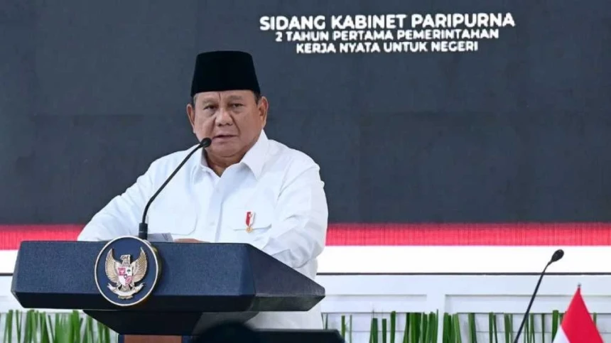 Dua Tahun Pimpin RI, Prabowo Klaim Pemerintahannya Hasilkan Kerja Nyata