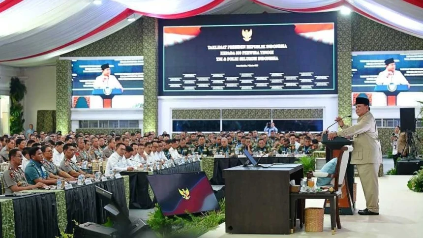 Prabowo Undang 800 Perwira Tinggi ke Istana, Bahas Kondisi Bangsa dan Negara