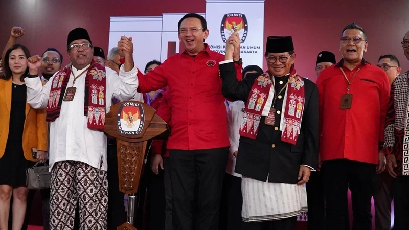 Pramono Anung Dan Rano Karno Resmi Daftar Pilkada Jakarta 2024