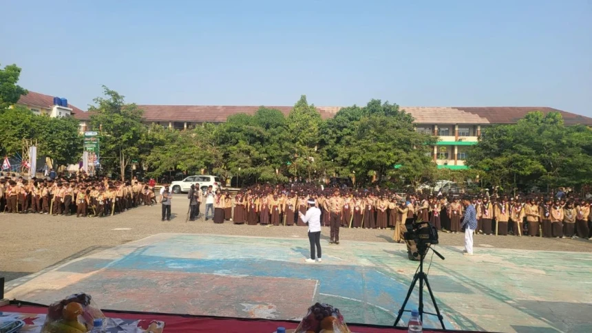 1.500 Pramuka Santri Ikuti Kemah Pandu Ma’arif NU di Purwakarta