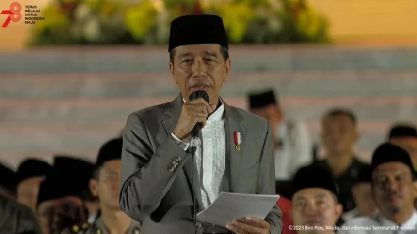 Jelang HUT Kemerdekaan, Presiden Jokowi Ajak Rakyat Banyak Bersyukur
