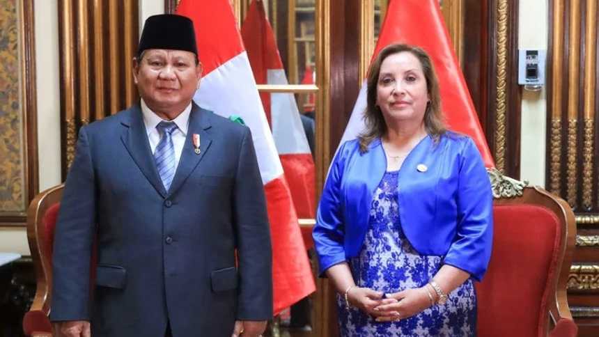 Pemerintah Peru Anugerahi Presiden Prabowo Penghargaan Tanda Kehormatan Tertinggi 