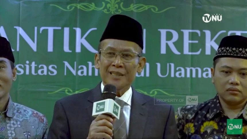 Dilantik Jadi Rektor UNU Blitar, Prof Mukri: 'Bismillah'
