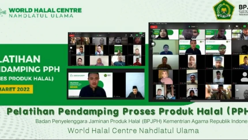 Pusat Halal NU dan BPJPH Gelar Pelatihan Pendamping Produk Halal