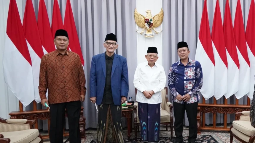 Rais 'Aam PBNU Silaturahim ke Wapres, Bahas Komitmen Jaga Umat Jelang Pemilu